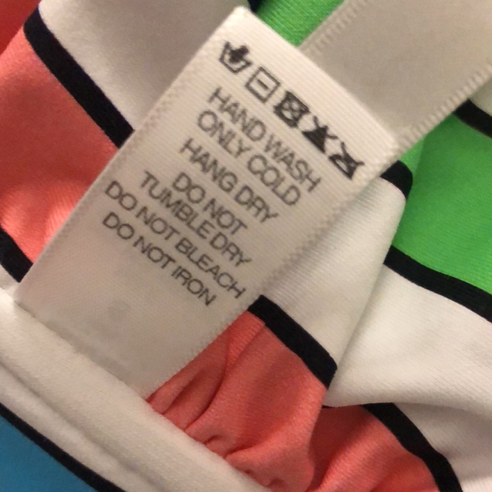Caroline Constas Multicolor Striped Bikini Top - Picture 7 of 7